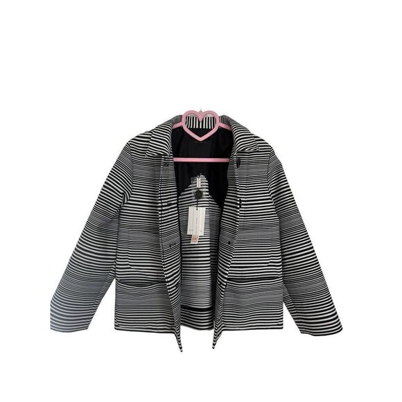Marc Jacobs Black White Elegant Cocktail Formal Striped Blazer Made in Italy 10 - Picture 2 of 11